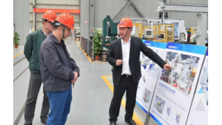 浙江省經(jīng)信委投資處副處長(zhǎng)陳昌杰調(diào)研暢爾