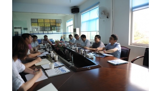 浙江省產(chǎn)業(yè)集群示范區(qū)現(xiàn)場(chǎng)考核組蒞臨企業(yè)調(diào)研指導(dǎo)